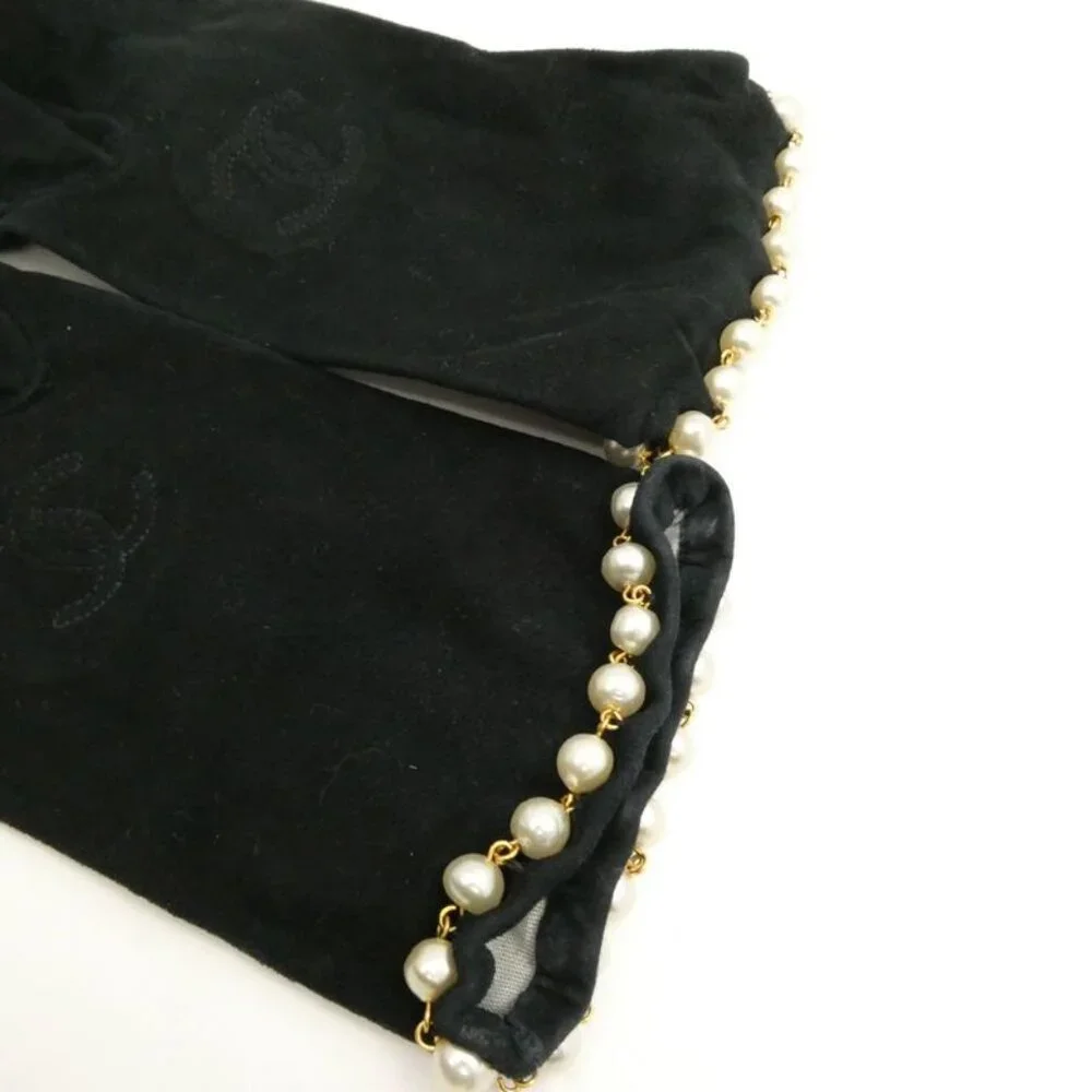 Chanel Gloves L Long Pearl - Picture 5 of 8